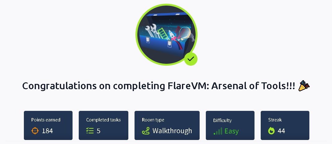707_Roi's tweet image. Completed FLARE VM Arsenal of Tools on @tryhackme!

Used tools like PEStudio, CFF Explorer, and Process Monitor to see how FLARE VM ties it all together for real-world malware and forensic analysis.

Thanks to @allenharper for the support!

#InfoSec #FLAREVM #DFIR