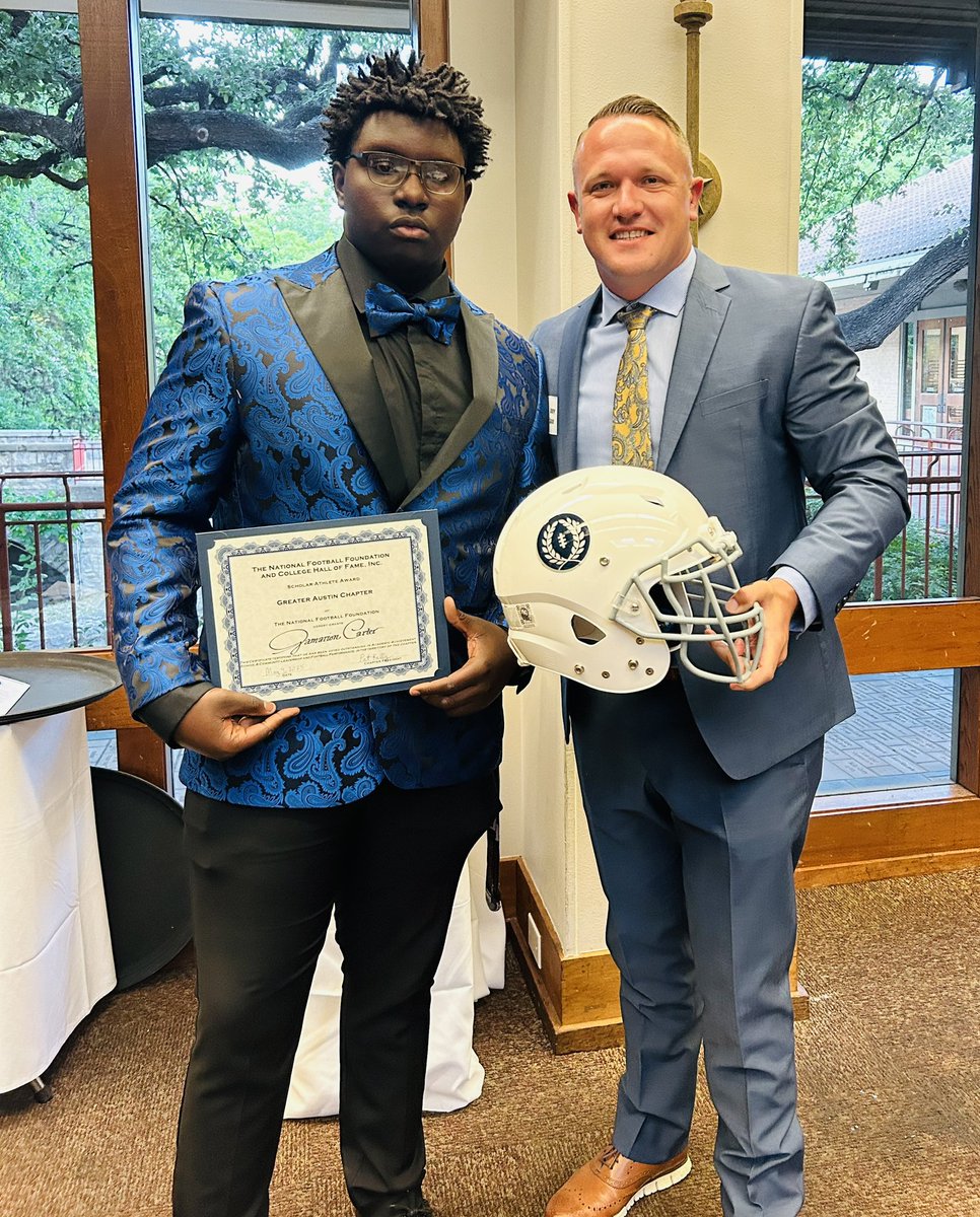 Joey Saxe, M.Ed (@coachsaxe) on Twitter photo Congrats to Jamarion Carter for receiving the 2025 Student-Athlete Award recognized by The <a href="/NFFNetwork/">National Football Foundation</a> Greater Austin Chapter. It was an honor to be your coach. Family Forever, Wings Up! <a href="/AkinsAISD/">Akins Early College High School</a> <a href="/akinsathletics/">Akins Eagles</a> <a href="/AkinsEaglesFB/">Akins Eagles Football</a> <a href="/AISDAthletics/">Austin ISD Athletics</a> <a href="/Secondary_AISD/">AISD Secondary School Leadership</a> <a href="/Jamarion_Cart/">Jamarion Carter</a> Congrats to Jamarion Carter for receiving the 2025 Student-Athlete Award recognized by The <a href="/NFFNetwork/">National Football Foundation</a> Greater Austin Chapter. It was an honor to be your coach. Family Forever, Wings Up! <a href="/AkinsAISD/">Akins Early College High School</a> <a href="/akinsathletics/">Akins Eagles</a> <a href="/AkinsEaglesFB/">Akins Eagles Football</a> <a href="/AISDAthletics/">Austin ISD Athletics</a> <a href="/Secondary_AISD/">AISD Secondary School Leadership</a> <a href="/Jamarion_Cart/">Jamarion Carter</a>