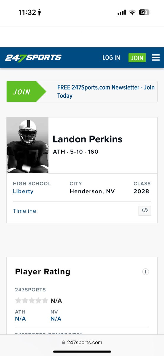 Landon_P4's tweet image. extremely  blessed to have received a 24/7 sports account!!!💯💯#commingforthemstars @BrandonHuffman @BlairAngulo @phase1football @247Sports