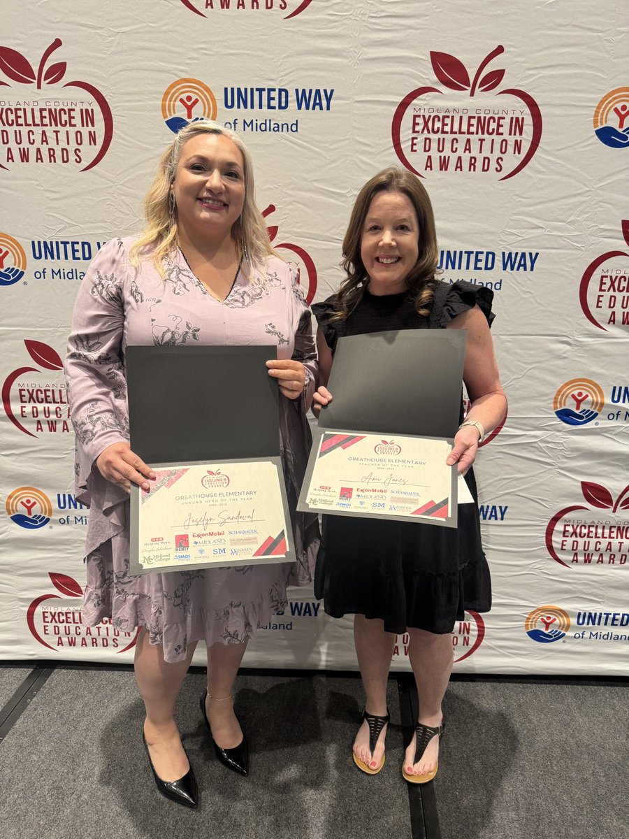Congratulations to Mrs. Jones and Mrs. Joselyn for representing Greathouse at the Excellence in Education awards.  Mrs.  Jones is Greathouse Teacher of the year and Mrs. Joselyn is Greathouse’s Unsung Hero.  Thank you for everything you pour into Greathouse.