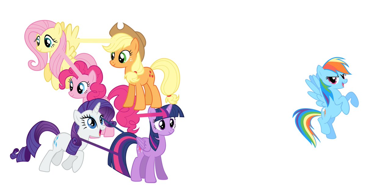 I love how all the mane 6 colors compliment each other  🥰🥰🥰❤️❤️❤️❤️❤️