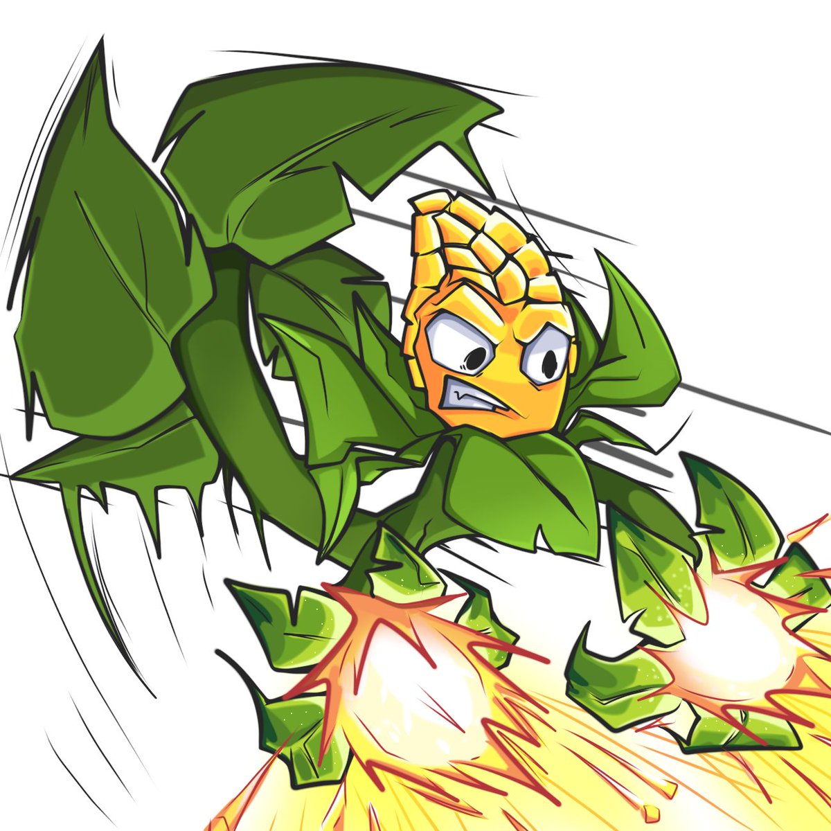 Zombie25alv's tweet image. Mazorca 🌽 
#PvZGW2