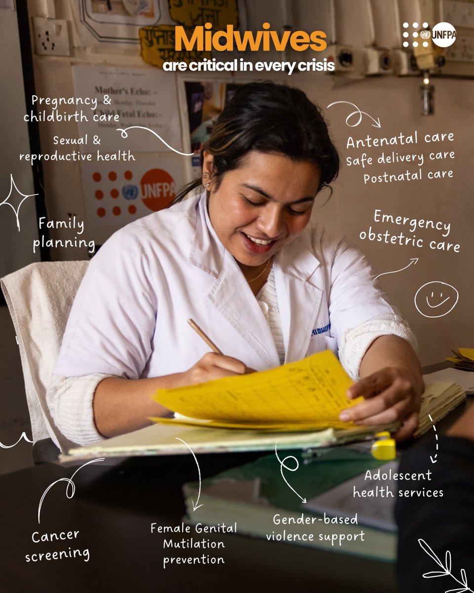 Midwives save lives every day, from childbirth to cancer screening and beyond.

But with a shortage of 200,000+ in #AsiaPacific and not enough investment in their training and support, too many women and girls who rely on them for care are left behind.

🧡 The world needs more
