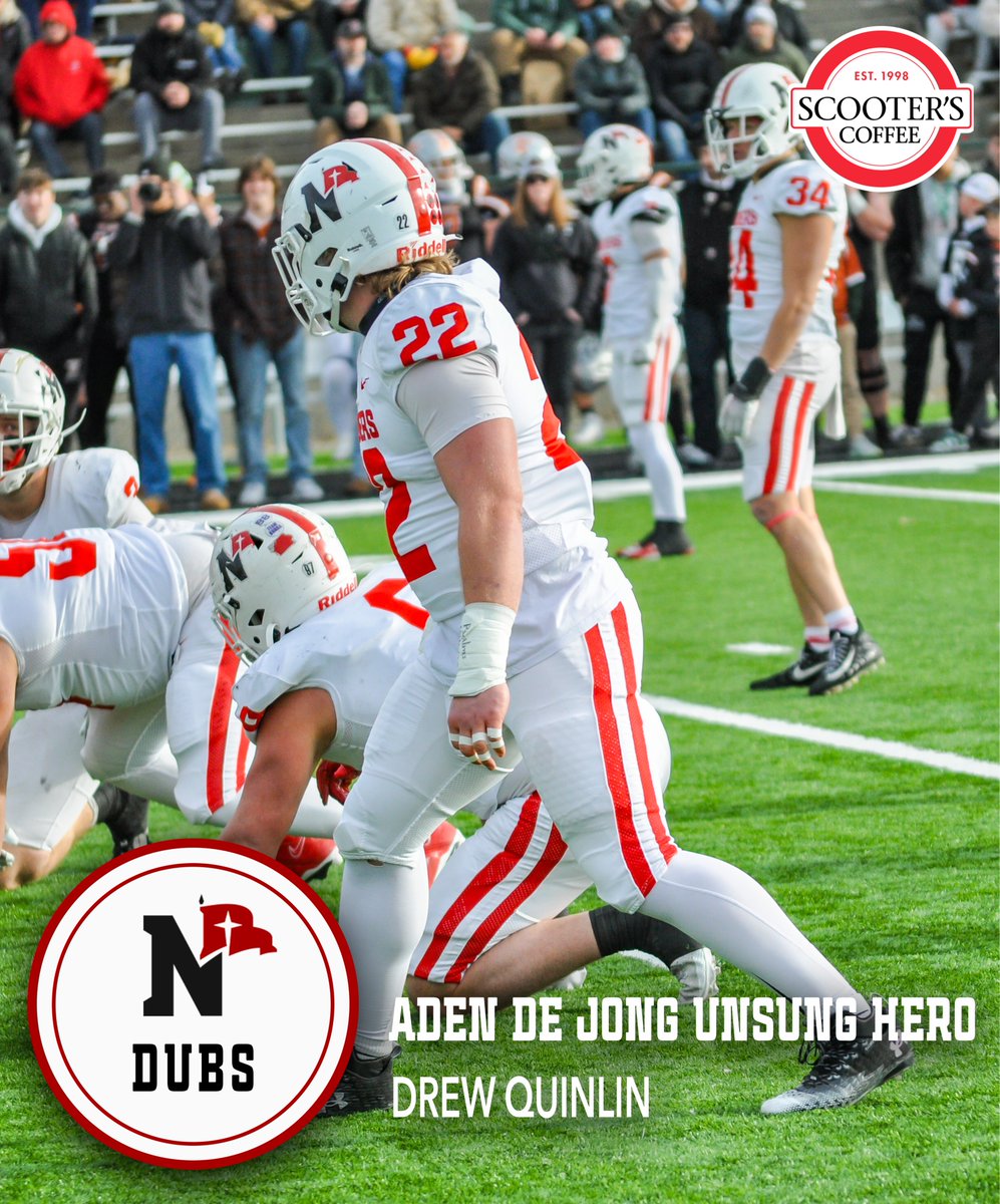 𝘼𝘿𝙀𝙉 𝘿𝙀 𝙅𝙊𝙉𝙂 𝙐𝙉𝙎𝙐𝙉𝙂 𝙃𝙀𝙍𝙊 𝘼𝙒𝘼𝙍𝘿

🏈 Drew Quinlin

#RaidersStandOut | #NDubs2025