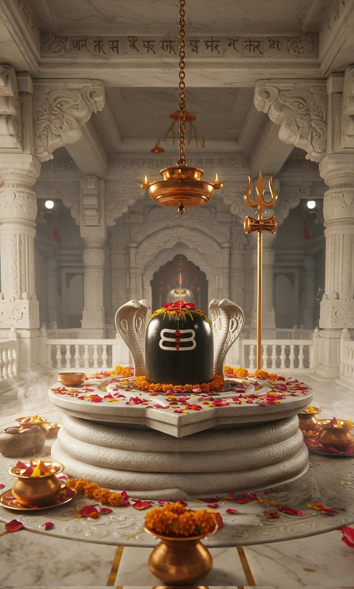 कर्पूरगौरं करुणावतारं संसारसारम् भुजगेन्द्रहारम् 
सदावसन्तं हृदयारविन्दे भवं भवानीसहितं नमामि

#ॐ_शिवाय_नमस्तुभ्यं 
#ॐ_नमः_शिवाय