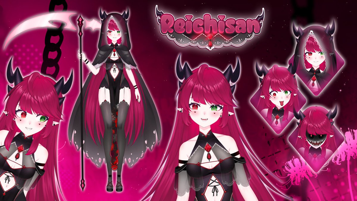 Reichisan's tweet image. ⊹︵ ⊹ ୨ ⛩ ୧ ⊹ ︵ ⊹
Yahoo! Jestem Reichi... Wasza lokalna Shinigami!⚰
ᴍᴏᴢ̇ᴇ ᴛᴏ ᴛᴡᴏᴊᴀ̨ ᴅᴜꜱᴢᴇ̨ ᴘᴏᴡɪɴɴᴀᴍ ᴅᴢɪꜱ́ ᴏᴅᴇʙʀᴀᴄ́?
❥ Model: @VampireMavy
❥ Design/logo by me
❥ art tag #Fineartchi
❥ meme #Funichi
❥ oshi mark: ⛩🍷
#PLVtuber #Vtuber