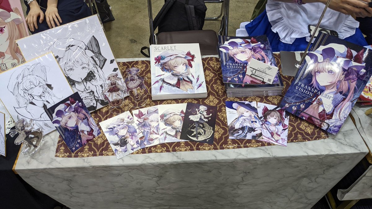 #例大祭22  設営完了しました！

【え23b 墨灰】にてお待ちしております！