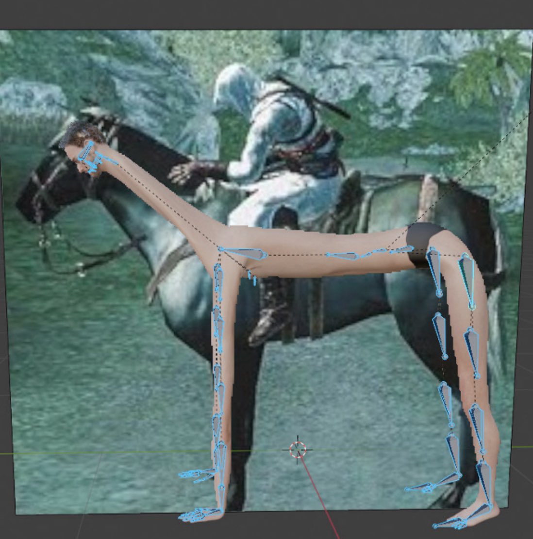 I learnt something new today!

This is how the first Assassin’s Creed rigged the horses!! This monster definitely qualifies to be in my game!

#Gamedev #indiedev #indiegame