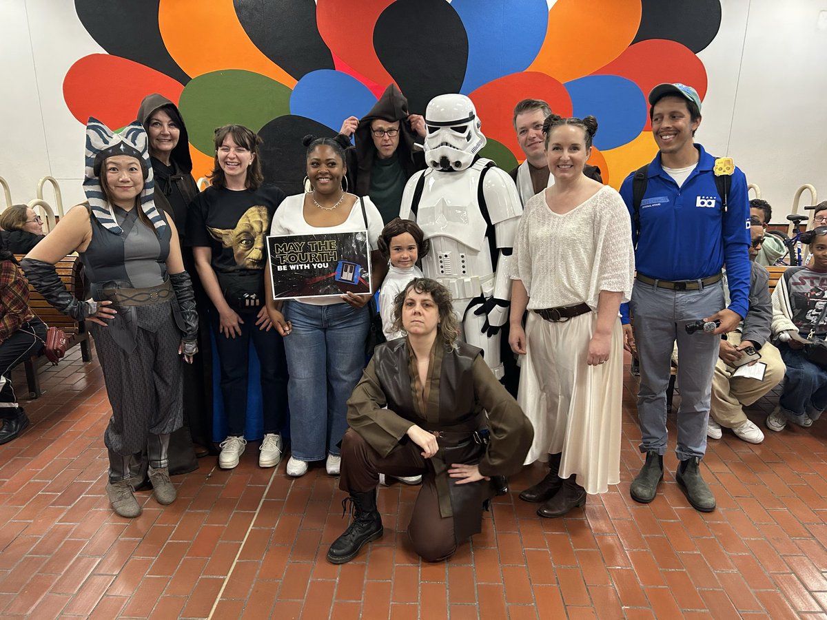 Having fun at work for May the 4th.