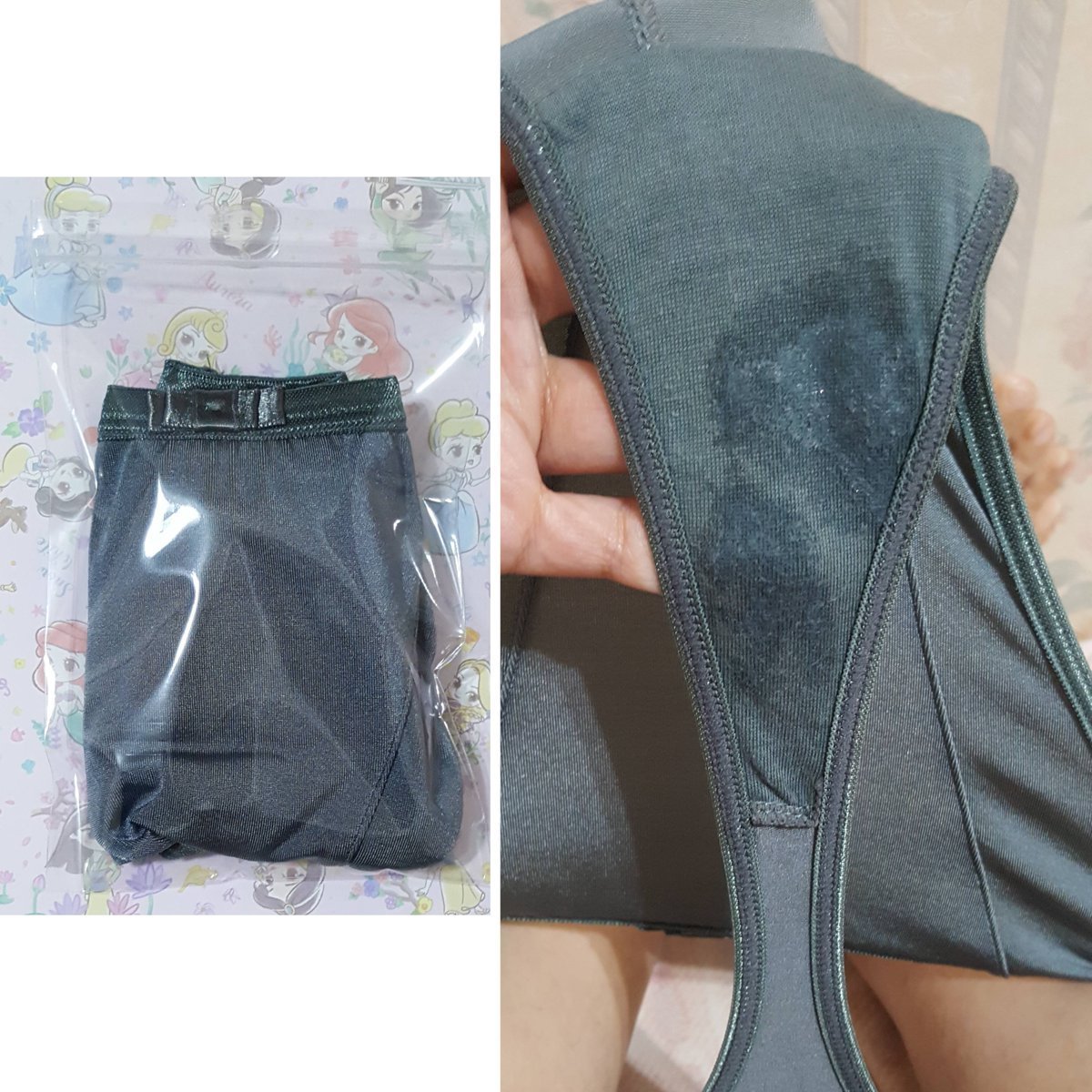 謝謝哥哥在預售時就私訊下單要1件不挑款的1日原味丁字褲
這款丁字褲是緞面,意外的穿上很好看又性感
偷偷說:這件小褲褲上頭另外沾滿了1次視訊後跳蛋上頭的白漿分泌物
慢慢脫下後,密封袋包裝
3/7晚上寄出
希望哥哥會喜歡 https://t.co/b7Ggg9spz7