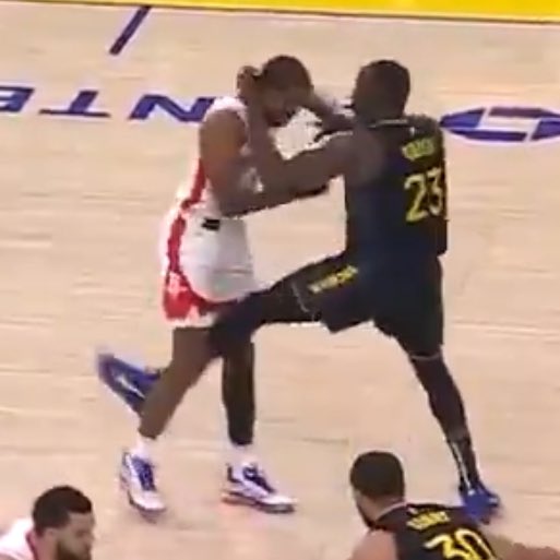 HaterReport's tweet photo. DRAYMOND GREEN GAME 6 &amp; 7 HIGHLIGHTS 

This dude is actually INSANE lmaooo 

😂😂😂 https://t.co/rMlrVVJC4D