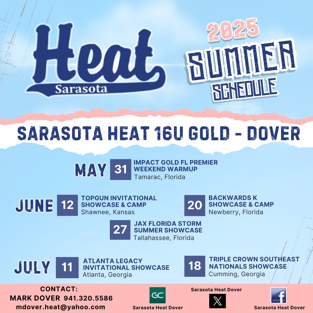 Our Summer Schedule 2025