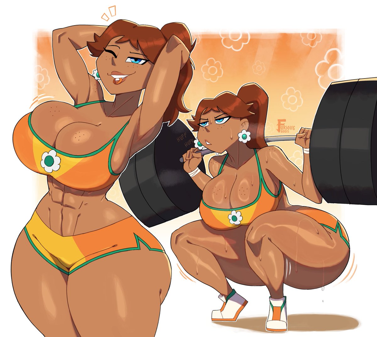 Daisy - 1st place 
--  
April pinup poll winner!