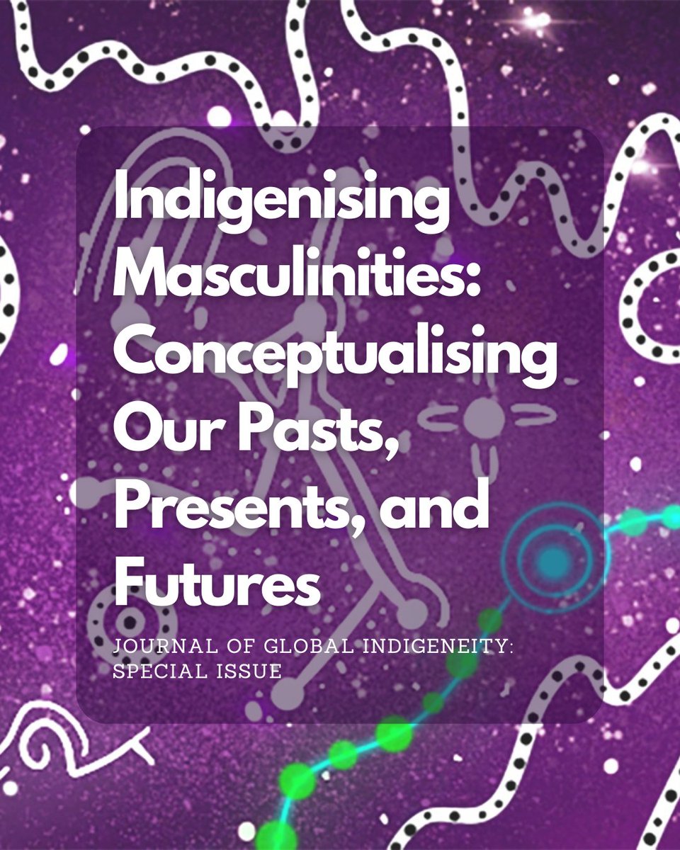 The Journal of Global Indigeneity has a new Special Issue: Indigenising Masculinities: Conceptualising Our Pasts, Presents, and Futures
The first three articles of this issue, are available to read now!
journalofglobalindigeneity.com/issue/11830