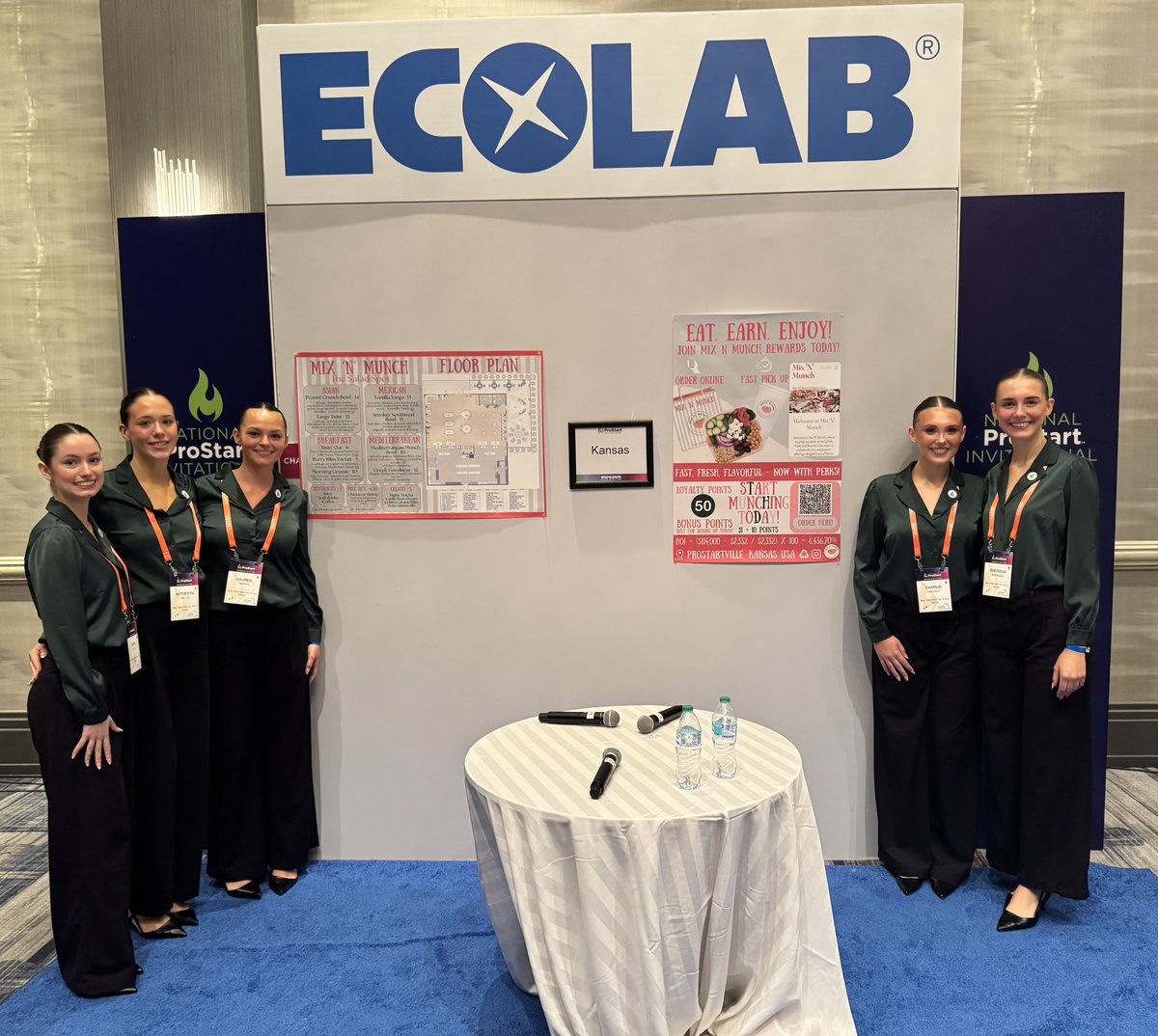 KSRestaurant's tweet image. Today was competition day for Blue Valley West High School Management Team! #NPSI2025 #MadeinProStart #RoadtoNPSI