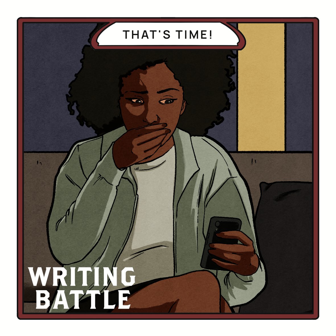 WritingBContest's tweet image. This week you swap out your writing quill (keyboard) for a judge’s gavel.
We will be emailing you before every Duel, but please go to the Rules page to see the dates. Starting Tuesday, you have some undoubtedly tough decisions to make!
Art by Vincenzo Ingenito