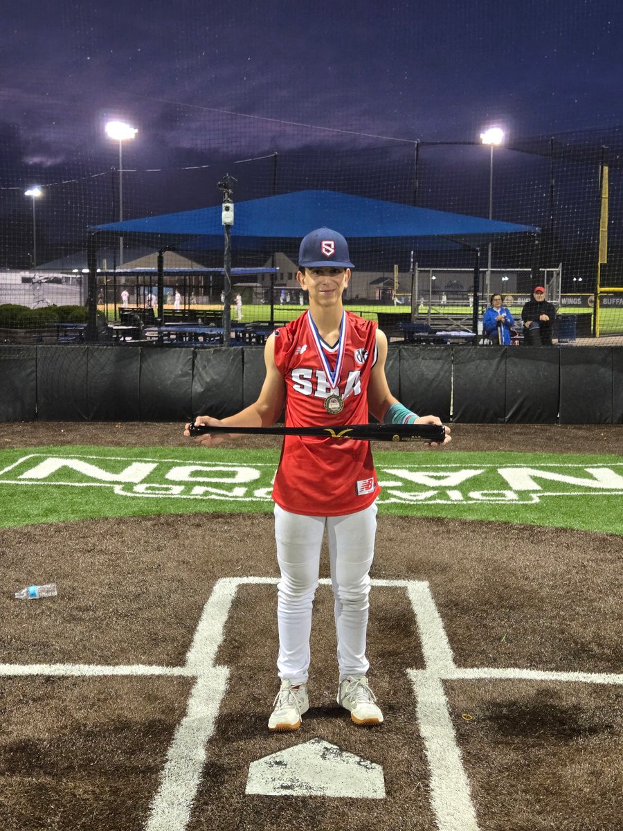 MilesBlock2030's tweet image. Big day for @Sportika_NJ 13U red won the Spring Battle at Diamond Nation. Pitched a no hitter in championship game and took home MVP. Our team played some amazing defense. These boys came to play all weekend. #TrustTheProcess #baseball