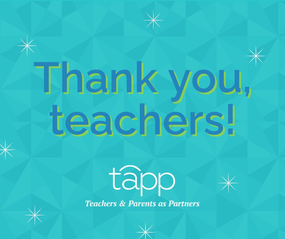 It's #TeacherAppreciationWeek! We’re grateful for the many teachers, administrators &amp; specialists who partner w/ families + participate in TAPP to support student success. Thank you for all you do! 👏💙 #ThankATeacher tapp.unl.edu
