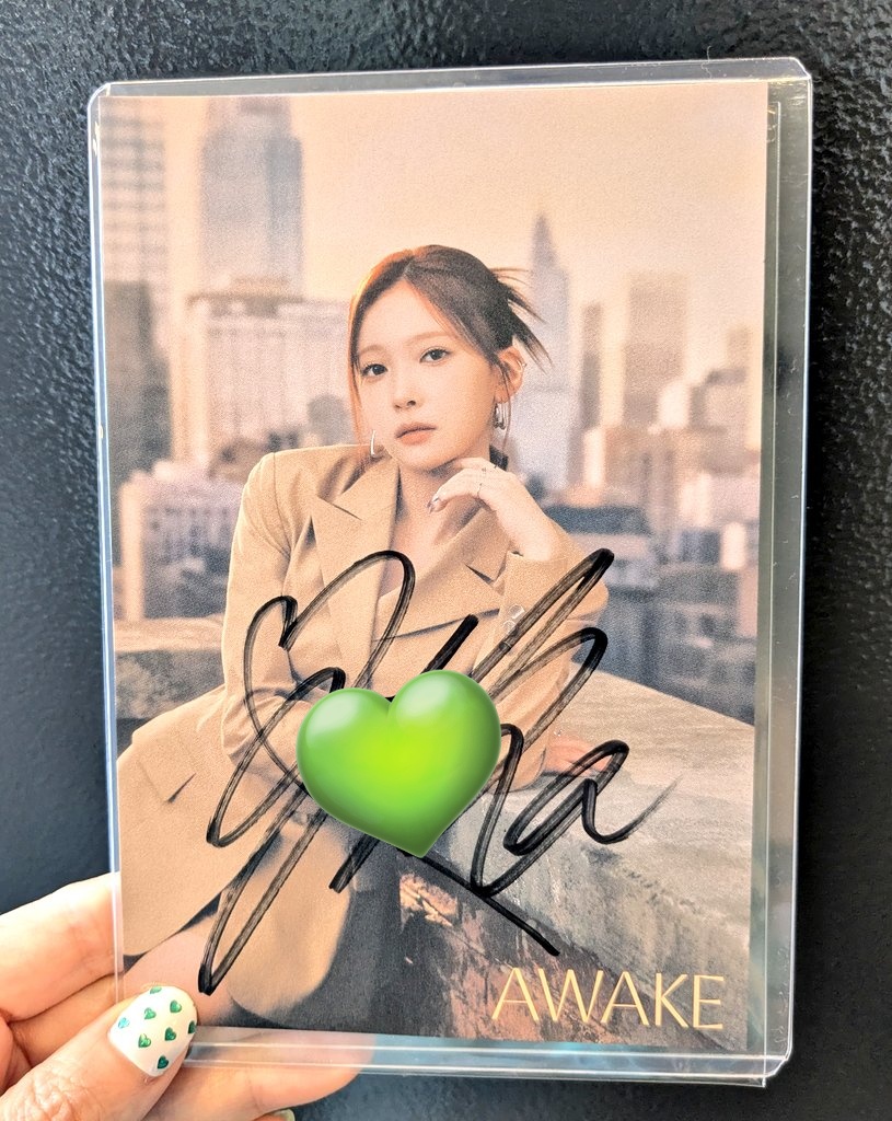 NiziUニナ　AWAKE 個別サイン NiziUニナ AWAKE 個別サイン PHOTO SLOGAN - NINA /『NiziU Live