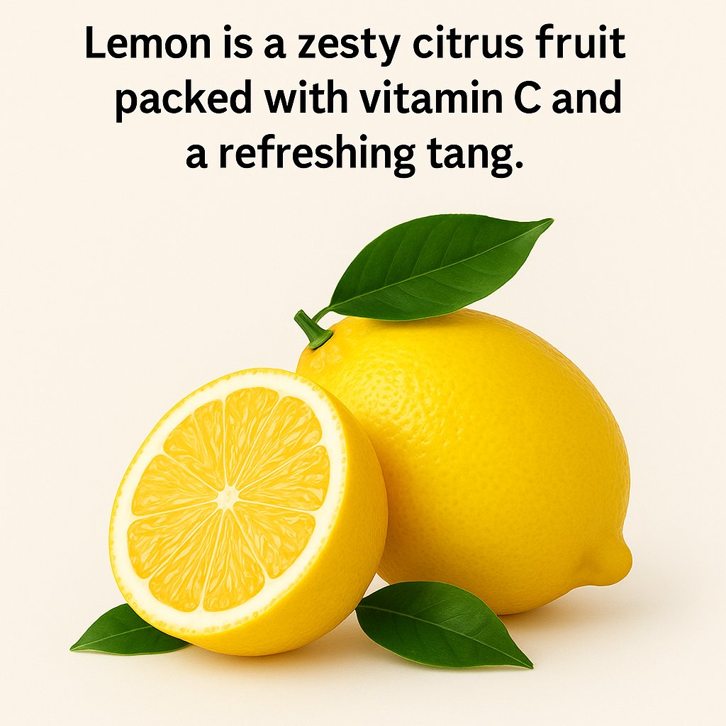 AI_Girlie_'s tweet photo. Lemon is a zesty citrus fruit packed with vitamin C and a refreshing tang.
#lemonad #lemon https://t.co/byPuLftdn0