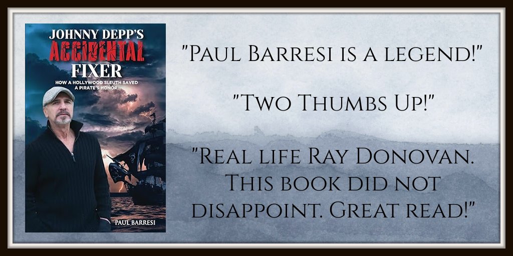 Cathy's Promos (@mcwilsonky) on Twitter photo Johnny Depp's Accidental Fixer: How a Hollywood Sleuth Saved a Pirate's honor
by Paul Barresi <a href="/PaulBarresi1/">Paul Barresi</a>
Get the inside story from a PI that was on the Depp vs Heard case!
US amzn.to/4g2Ish4
UK amazon.co.uk/JOHNNY-DEPPS-A…
#JohnnyDepp #AmberHeard #kindle Johnny Depp's Accidental Fixer: How a Hollywood Sleuth Saved a Pirate's honor
by Paul Barresi <a href="/PaulBarresi1/">Paul Barresi</a>
Get the inside story from a PI that was on the Depp vs Heard case!
US amzn.to/4g2Ish4
UK amazon.co.uk/JOHNNY-DEPPS-A…
#JohnnyDepp #AmberHeard #kindle