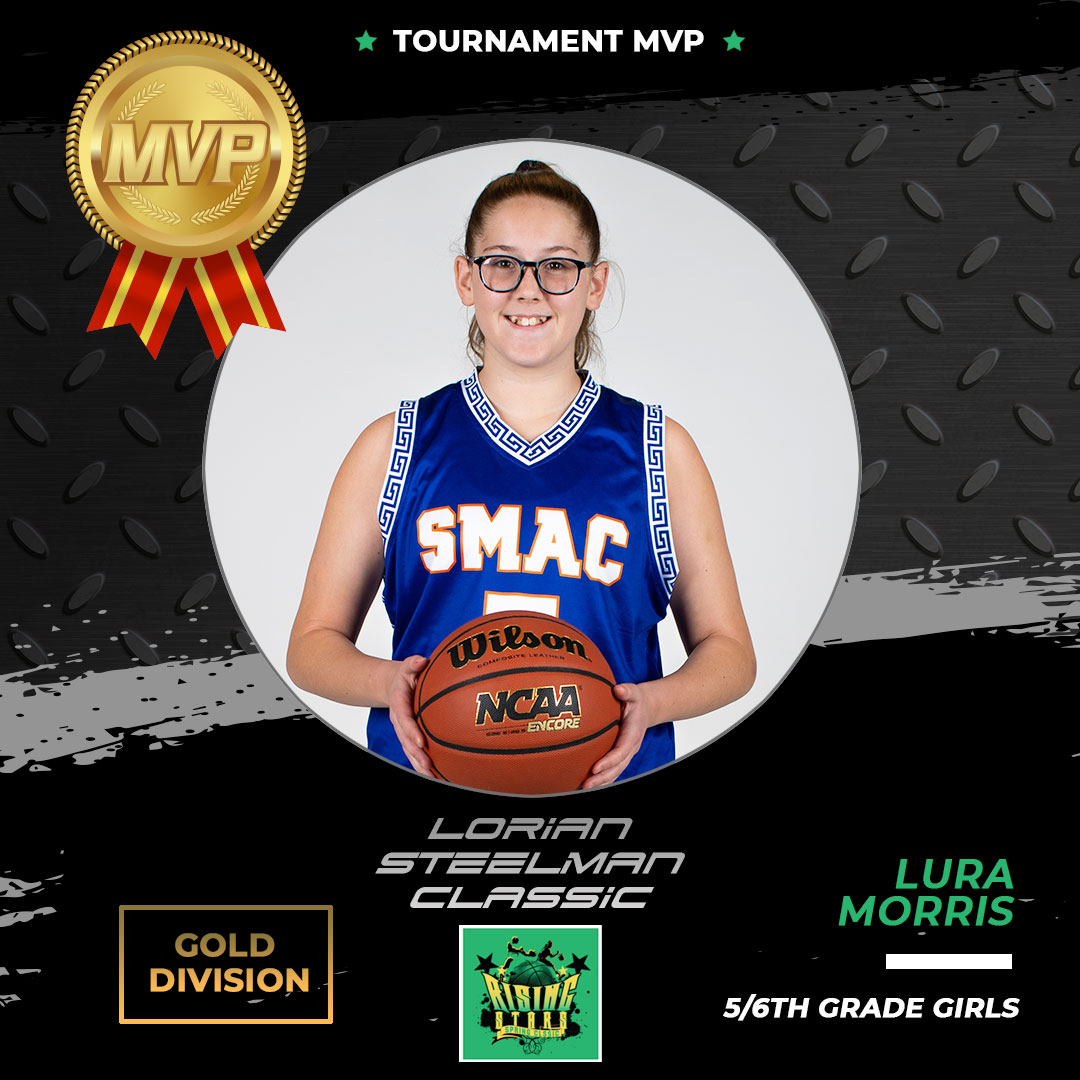 Ohio_Basketball's tweet photo. Lorain Steelman/Rising Stars Classic, 5/6th-grade girls gold division MVP, Lura! @SMACBasketball https://t.co/eFv6WiCMdH