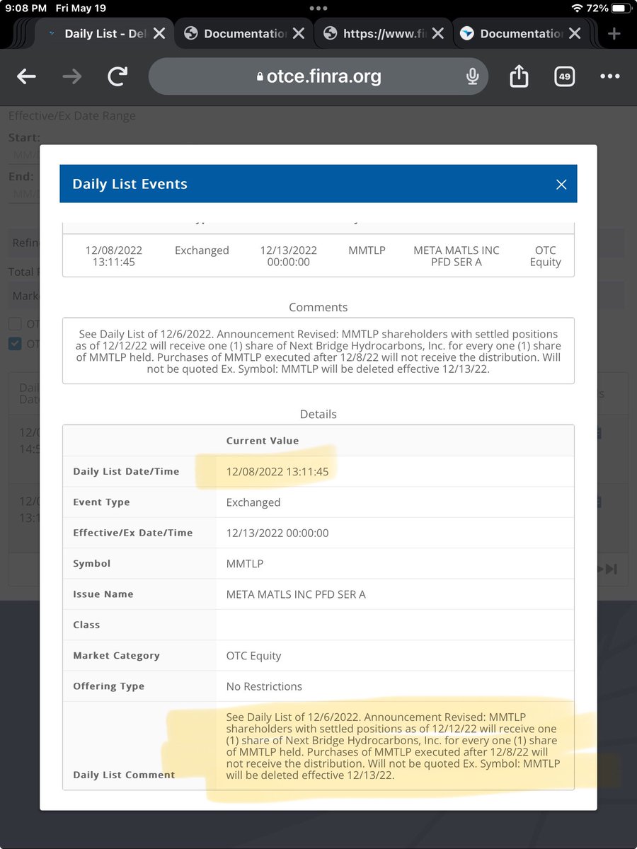 TomE5050split's tweet photo. $MMTLP
DID SOMEONE SAY differing corporate actions 😉😉🤫 https://t.co/1aowpzlROT