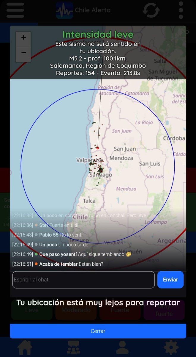 ChileAlertaApp's tweet photo. #Sismo se registra en la región de #Coquimbo y #Valparaiso 
Magnitud estimada 5.2
Toda la información en nuestra App.
https://t.co/shGiMjQp8A
#temblor https://t.co/TmjYdlXPBC