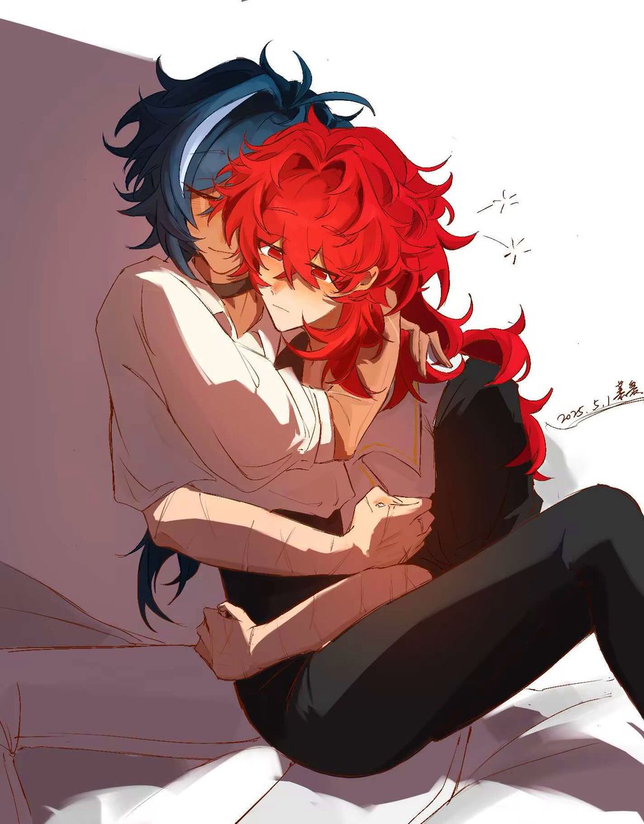 likeluckaebest's tweet photo. （Not my work,the work of my friend.)帮慕黎转载到X上~请去支持慕黎！😋#luckae #ディルガイ https://t.co/tA7aArMfWF
