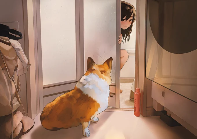 #ゴールデンウィークSNS展覧会2025女の子と犬 