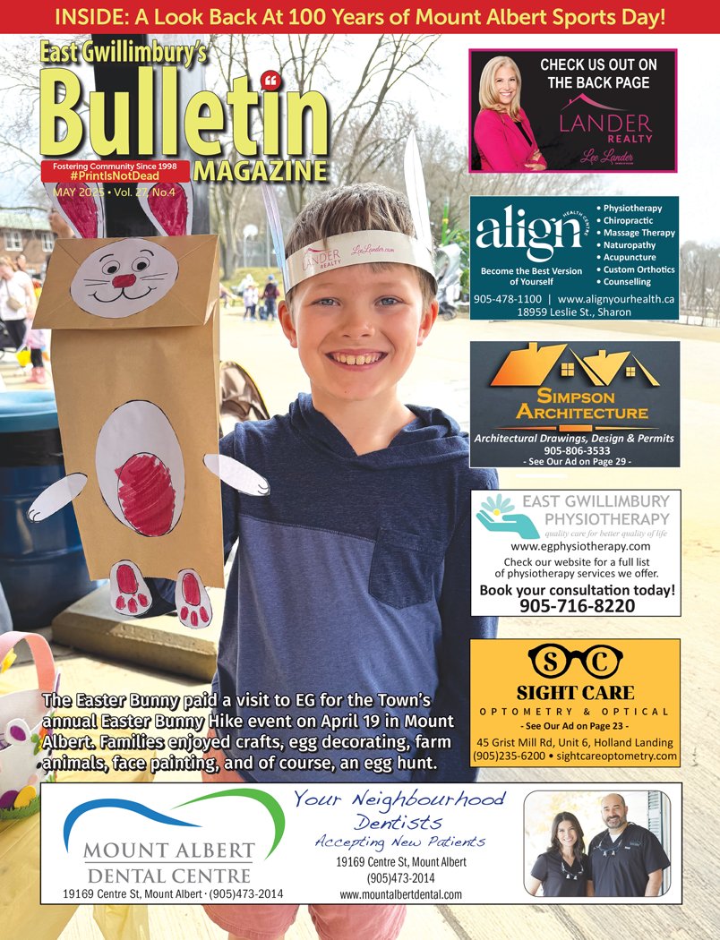 The May edition of The EG Bulletin is going into the mail this week - watch your mailbox for your copy! Can't wait? Read the digital version here: indd.adobe.com/view/a8d780f7-…
