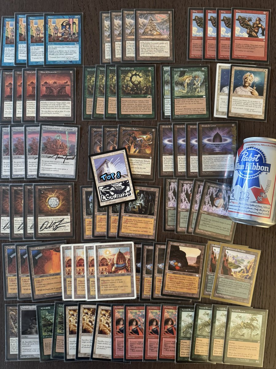 Top 8d the Lobstercon NA Champs with an all-in Tinker Devourer deck. Ripped the list straight from <a href="/emidln/">emidln</a>’s finish at a <a href="/TheManaVaultMKE/">The Mana Vault</a> premodern event and it treated me exceptionally well. Started off 1-1 then ran scalding hot for seven rounds with a few turn two wins to boot.