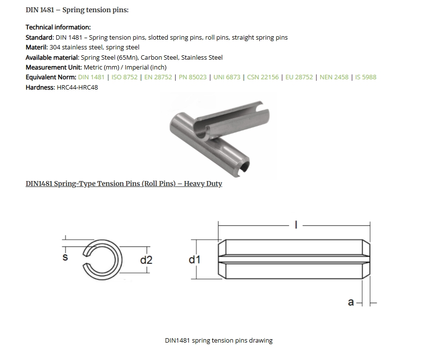 RUIQIAutoParts's tweet image. Dive more into Automotive Fastening:Spring Pins &amp;amp; Clamping Sleeves (DIN 1481, DIN 7346, ISO 8752, ISO 13337)-Zhejiang Zhongrui Auto Parts Co., Ltd.
zjzrqc.com/news/dive-more…

#AutomotiveFasteners #SpringPins #DIN1481 #DIN7346 #ISO8752 #FasteningSolutions #ElasticFasteners