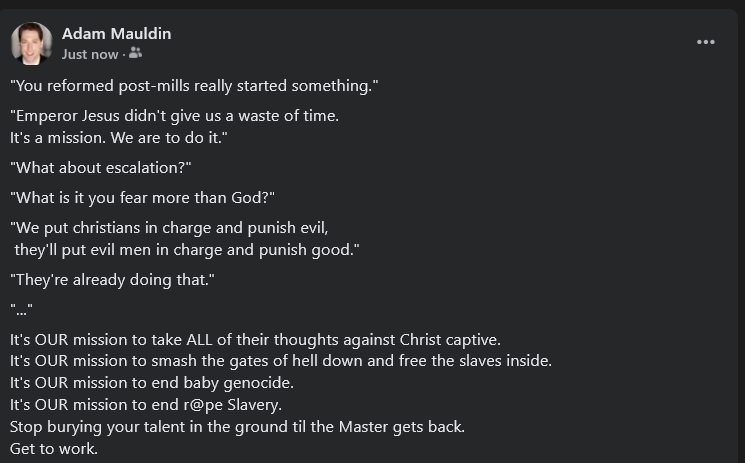 AdamauldinActor's tweet image. youtube.com/watch?v=4EMUm8…

#reformed #postmill #ChristIsKing #ChristIsEmperor #theonomy General equity