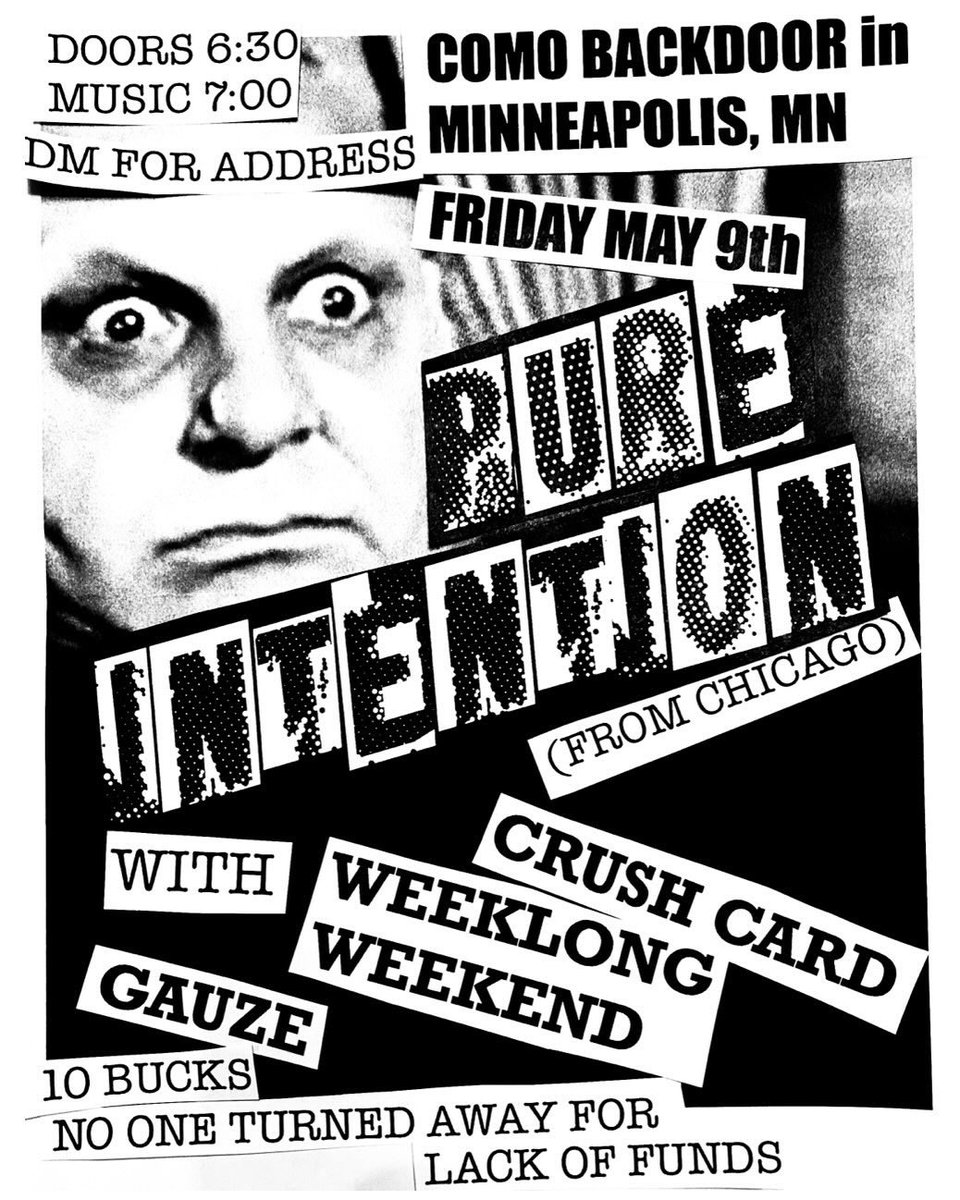 Friday! DM for address.