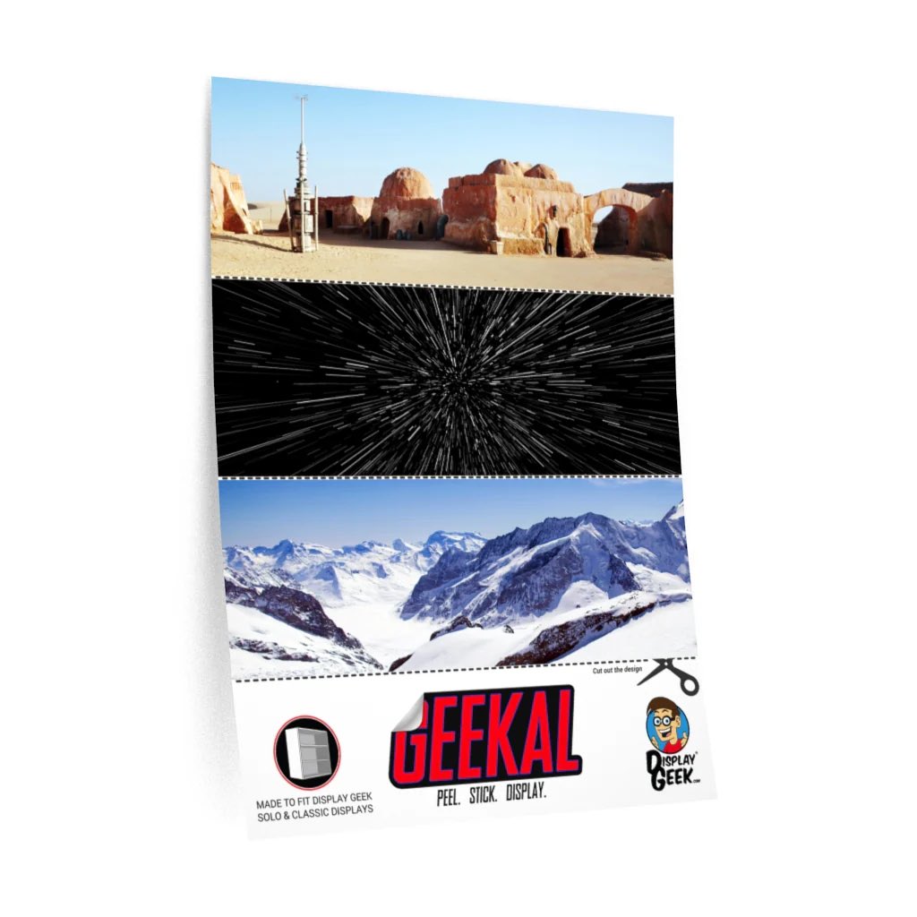 May the Fourth be with you! 💫

Did you know we have a line of themed backgrounds for our Classic Displays 🪐 It's on our site as our GEEKAL series (Geek..Decal..get it? 🤓)

We have options for Star Wars, WWE, Sports, Anime, Disney, DC, and more here: displaygeek.com/collections/in…