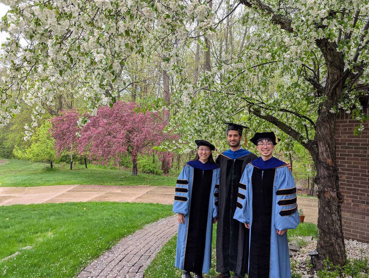 Maani Ghaffari (@ghaffarimaani) on Twitter photo I graduated 6 PhD students since last year!
Ray Zhang -> Research Scientist at <a href="/ToyotaResearch/">Toyota Research Institute (TRI)</a>
<a href="/JustinTzuYuan/">Tzu-Yuan Lin</a> -> Postdoc at MIT w/ <a href="/SangbaeMIT/">Sangbae Kim</a>
<a href="/CynthiaChienErh/">Chien Erh Lin</a> -> Applied Scientist at Amazon Robotics
Tribhi Kathuria -> Lecturer at <a href="/UMRobotics/">Michigan Robotics</a>
<a href="/SangliTeng/">Sangli Teng</a> -> Postdoc at UC I graduated 6 PhD students since last year!
Ray Zhang -> Research Scientist at <a href="/ToyotaResearch/">Toyota Research Institute (TRI)</a>
<a href="/JustinTzuYuan/">Tzu-Yuan Lin</a> -> Postdoc at MIT w/ <a href="/SangbaeMIT/">Sangbae Kim</a>
<a href="/CynthiaChienErh/">Chien Erh Lin</a> -> Applied Scientist at Amazon Robotics
Tribhi Kathuria -> Lecturer at <a href="/UMRobotics/">Michigan Robotics</a>
<a href="/SangliTeng/">Sangli Teng</a> -> Postdoc at UC