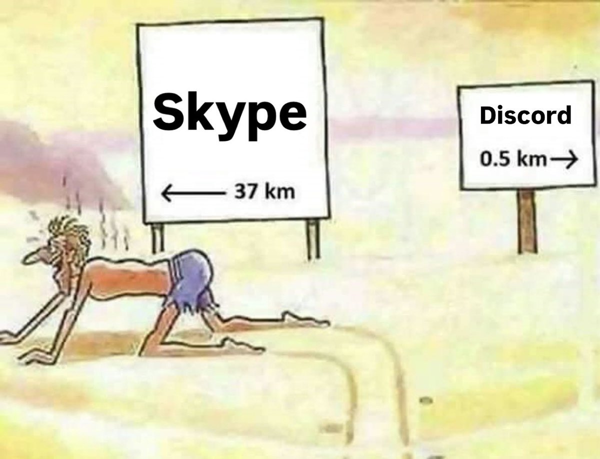 Last time we’re gonna talk to each other cuz i know my friends ain’t migrating to discord