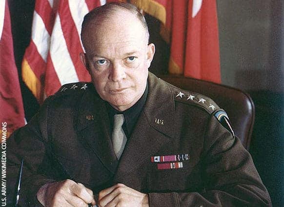 When asked if the U.S. should have a military parade to show off, this was President Dwight Eisenhower's response:

“Absolutely not. We are the pre-eminent power on Earth. For us to try and imitate what the Soviets are doing in Red Square would make us look weak.”