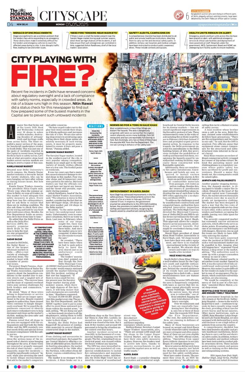TheMorningStandard (@themornstandard) on Twitter photo Massive fire at iconic Dilli Haat reduced over 30 shops to ashes last week. This was just one of the spate of incidents reported in the Capital in recent times, bringing the focus back to safety norms. Our reporters did a status check in other markets. <a href="/santwana99/">santwanabhattacharya</a> #Cityscape Massive fire at iconic Dilli Haat reduced over 30 shops to ashes last week. This was just one of the spate of incidents reported in the Capital in recent times, bringing the focus back to safety norms. Our reporters did a status check in other markets. <a href="/santwana99/">santwanabhattacharya</a> #Cityscape
