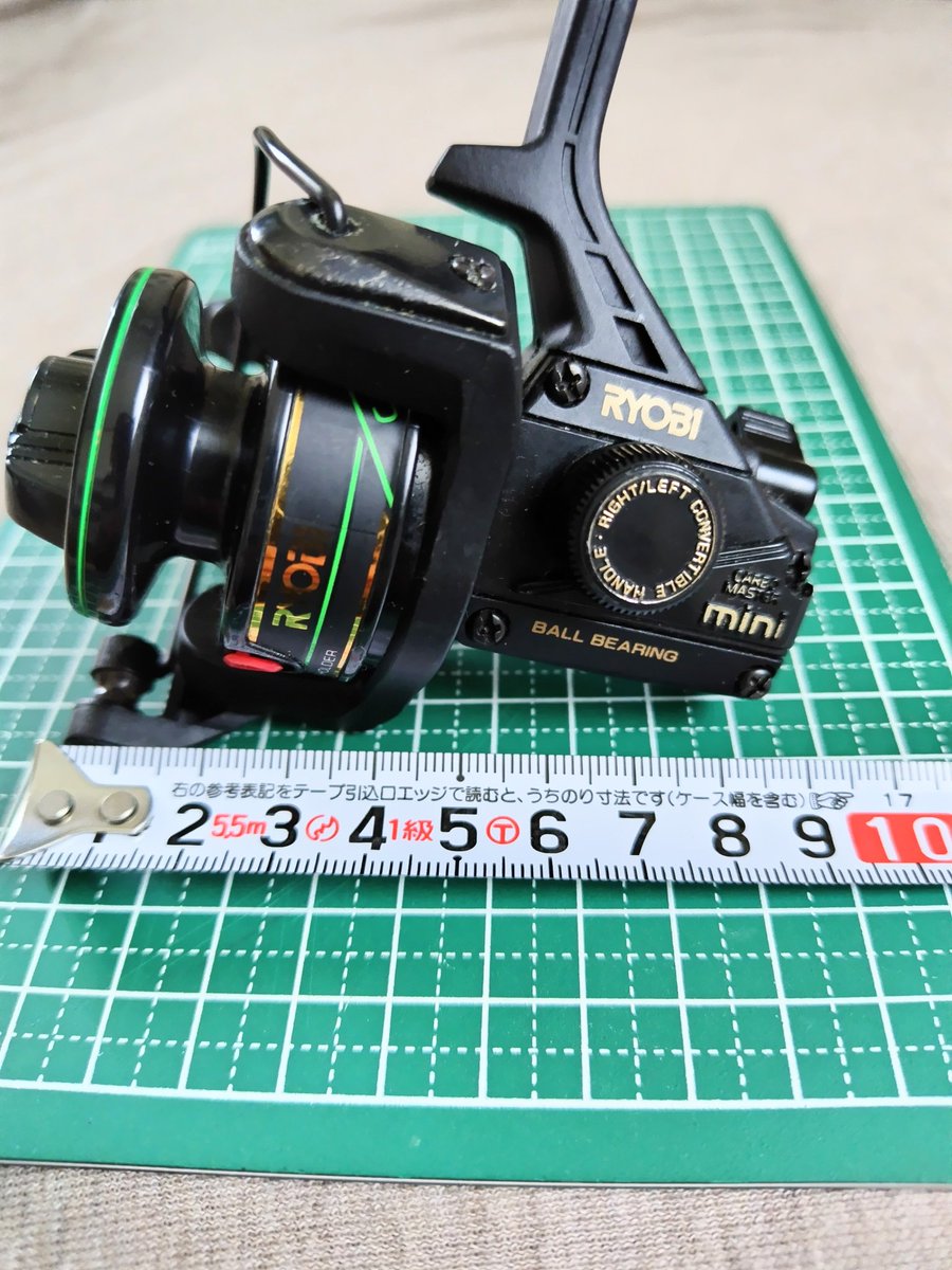 リョービ「カーボマスターミニ700」 ちょっと前に入手した可愛いリール