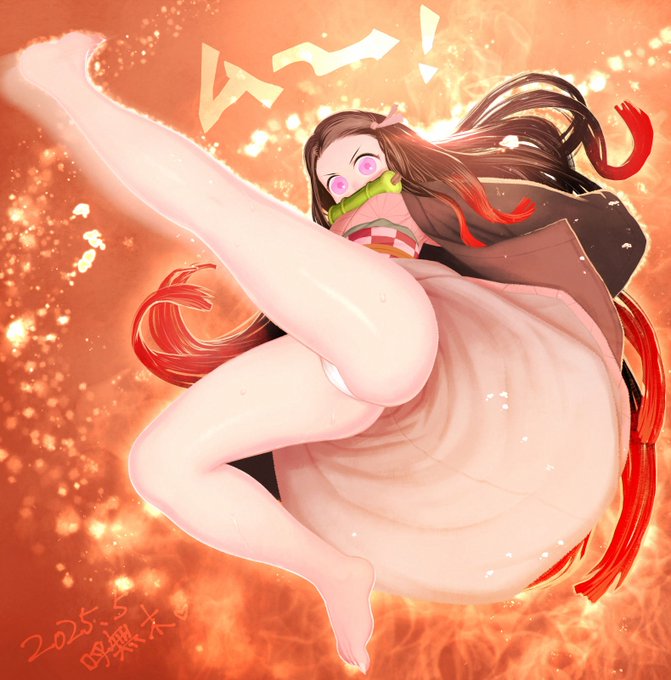 禰豆子ちゃん描きました! 