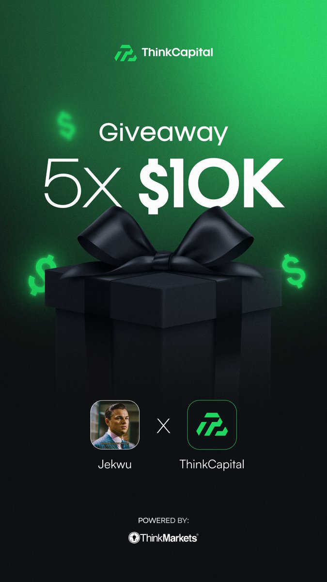 𝐉𝐞𝐤𝐰𝐮.🤏1/222 (@jekzcharlez) on Twitter photo 5x 10k Account Giveaway!
Rules:
🟩. Follow:
<a href="/thinkcapitalcom/">ThinkCapital</a>
<a href="/jekzcharlez/">𝐉𝐞𝐤𝐰𝐮.🤏1/222</a>
<a href="/Zankaeffect1/">zanka effect 📸</a>
🟩. Tag Friends
📷. Like & RT
🟩. Discord:
discord.gg/fyxMBDhSQX
Good luck!
Winners announcement soon. 5x 10k Account Giveaway!
Rules:
🟩. Follow:
<a href="/thinkcapitalcom/">ThinkCapital</a>
<a href="/jekzcharlez/">𝐉𝐞𝐤𝐰𝐮.🤏1/222</a>
<a href="/Zankaeffect1/">zanka effect 📸</a>
🟩. Tag Friends
📷. Like & RT
🟩. Discord:
discord.gg/fyxMBDhSQX
Good luck!
Winners announcement soon.