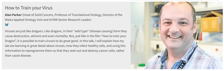 Alan Parker (@alanlparker) on Twitter photo Looking forward to my favourite #PublicEngagement event <a href="/pintofscience/">Pint of Science UK</a>! I'll talk "how to train your virus" at <a href="/TinyRebelCdff/">Tiny Rebel Bar Cardiff</a> on 20/05, discussing how we turned a disease causing "nasty" into a clinical stage anticancer medicine. Grab a pint, pop along! pintofscience.co.uk/event/from-ben… Looking forward to my favourite #PublicEngagement event <a href="/pintofscience/">Pint of Science UK</a>! I'll talk "how to train your virus" at <a href="/TinyRebelCdff/">Tiny Rebel Bar Cardiff</a> on 20/05, discussing how we turned a disease causing "nasty" into a clinical stage anticancer medicine. Grab a pint, pop along! pintofscience.co.uk/event/from-ben…