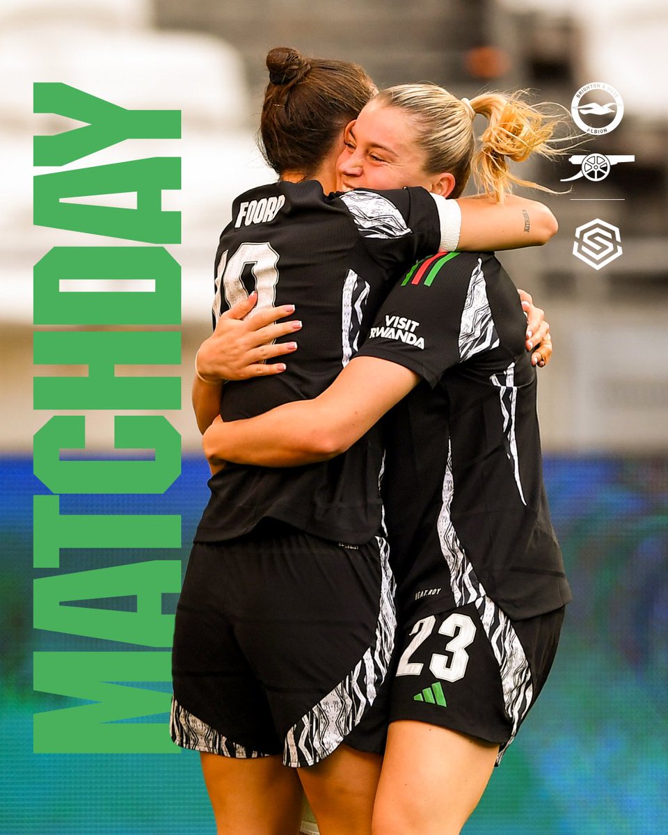 ⚫️ 𝗠𝗔𝗧𝗖𝗛𝘿𝘼𝙔 🔴

🆚 Brighton &amp; Hove Albion
⏰ 4pm (UK)
🏆 <a href="/BarclaysWSL/">Barclays Women's Super League</a> 
🏟️ Broadfield Stadium