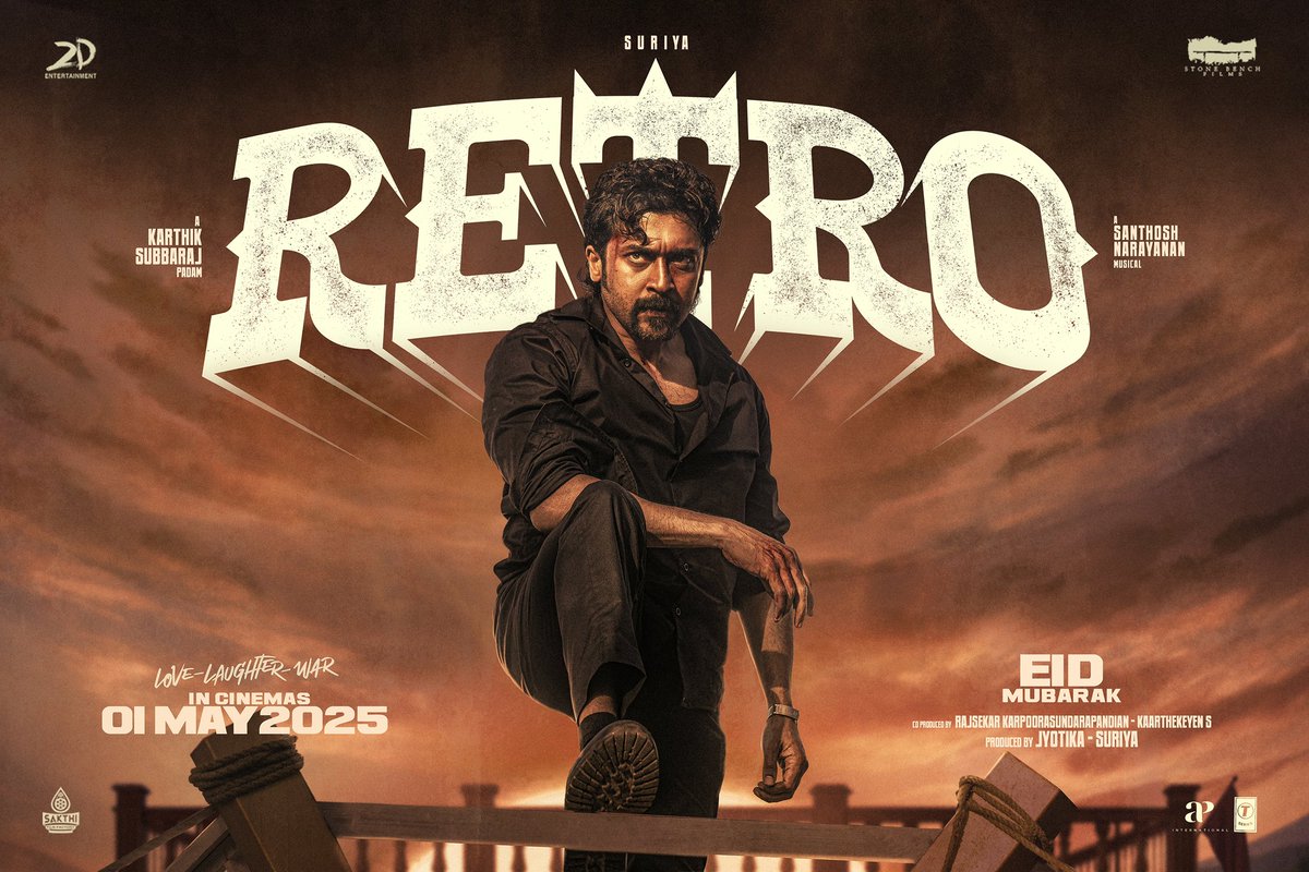 Tamil Cini Platform (@ciniplatform) on Twitter photo #Retro - An average <a href="/karthiksubbaraj/">karthik subbaraj</a> mixer
Positives:
<a href="/Suriya_offl/">Suriya Sivakumar</a> acting & performance <a href="/Music_Santhosh/">Santhosh Narayanan</a> BGM and Some mass scenes worked very well💥
Negatives:
Subbu exactly recreated JigarthandaDoubleX story in another perspectice with huge lags
Overall - NOT BAD
Rating: 3/5 #Retro - An average <a href="/karthiksubbaraj/">karthik subbaraj</a> mixer
Positives:
<a href="/Suriya_offl/">Suriya Sivakumar</a> acting & performance <a href="/Music_Santhosh/">Santhosh Narayanan</a> BGM and Some mass scenes worked very well💥
Negatives:
Subbu exactly recreated JigarthandaDoubleX story in another perspectice with huge lags
Overall - NOT BAD
Rating: 3/5