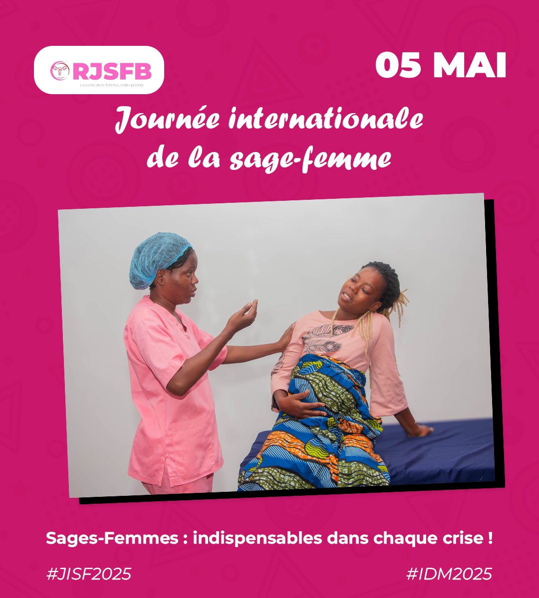 "Là où il y a une sage-femme, il y a de l’espoir."
— UNFPA
Aujourd’hui, nous rendons hommage à ces professionnelles exceptionnelles, piliers de la santé maternelle et néonatale.

Nous célébrons toutes les sages-femmes du Bénin et du monde entier.
#JISF2025
#IDM2025