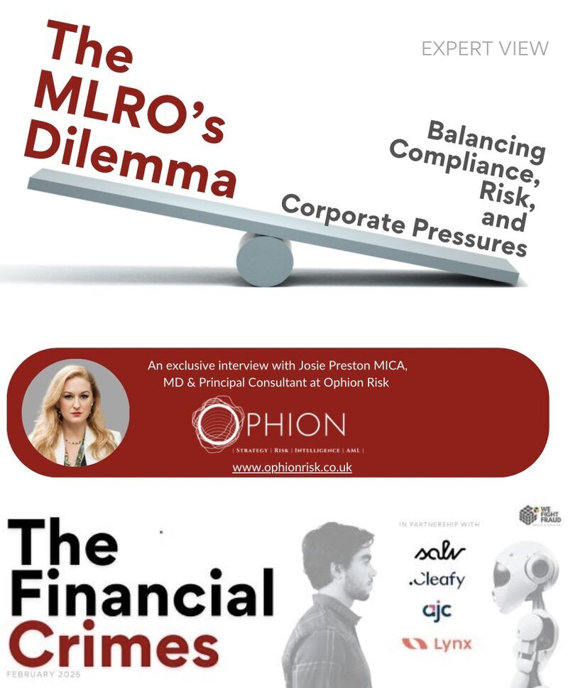 The Financial Crimes: The MLRO’s Dilemma.

Josie Preston of Ophion Risk shares 23+ years of insight from the front lines of AML in gambling &amp; Web3. From boardroom pressure to regulatory risk—this is essential reading.

📖 lnkd.in/eBPMqASm 🔗

#FraudPrevention  #WFFTogether