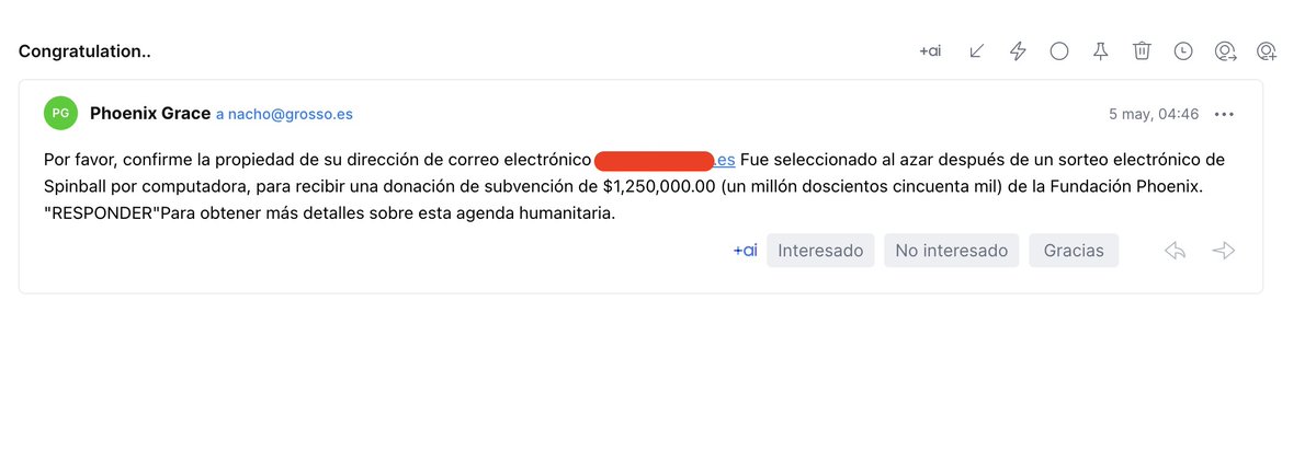 ¡No puedo empezar mejor el lunes!
