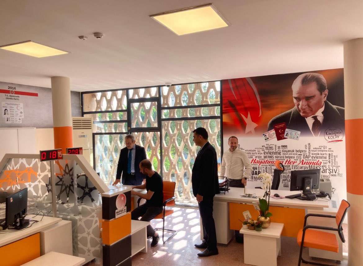 05.05.2025 Seyhan İlçe Nüfus Müdürlüğü yeni hizmet binasında ‘BİSMİLLAH’ diyerek hizmete başladık.
<a href="/AliYerlikaya/">Ali Yerlikaya</a> 
<a href="/yskosger/">Yavuz Selim KÖŞGER</a> 
<a href="/av_mehmetsaglam/">Mehmet Sağlam</a> 
<a href="/TCNufus/">Nüfus ve Vatandaşlık İşleri Genel Müdürlüğü</a> 
<a href="/itasyapan/">İbrahim Taşyapan</a> 
Devlet büyüklerimize desteklerinden dolayı şükranlarımızı arz ediyoruz.